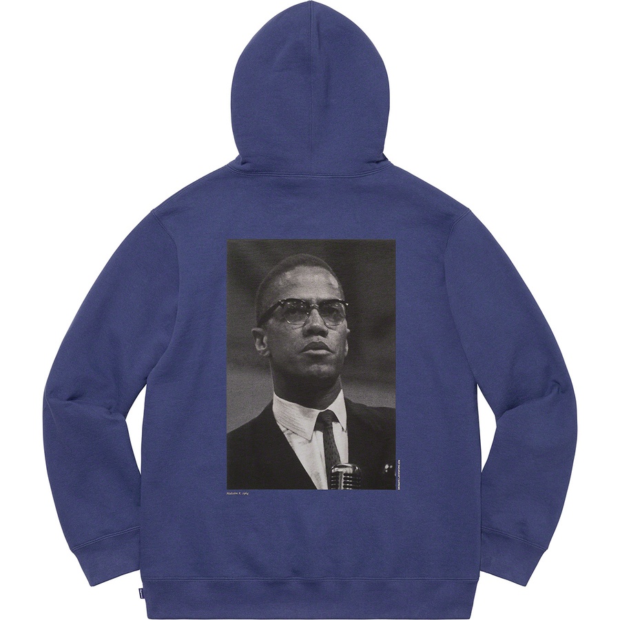 Details on Malcolm X Hooded Sweatshirt Washed Navy from spring summer
                                                    2022 (Price is $168)