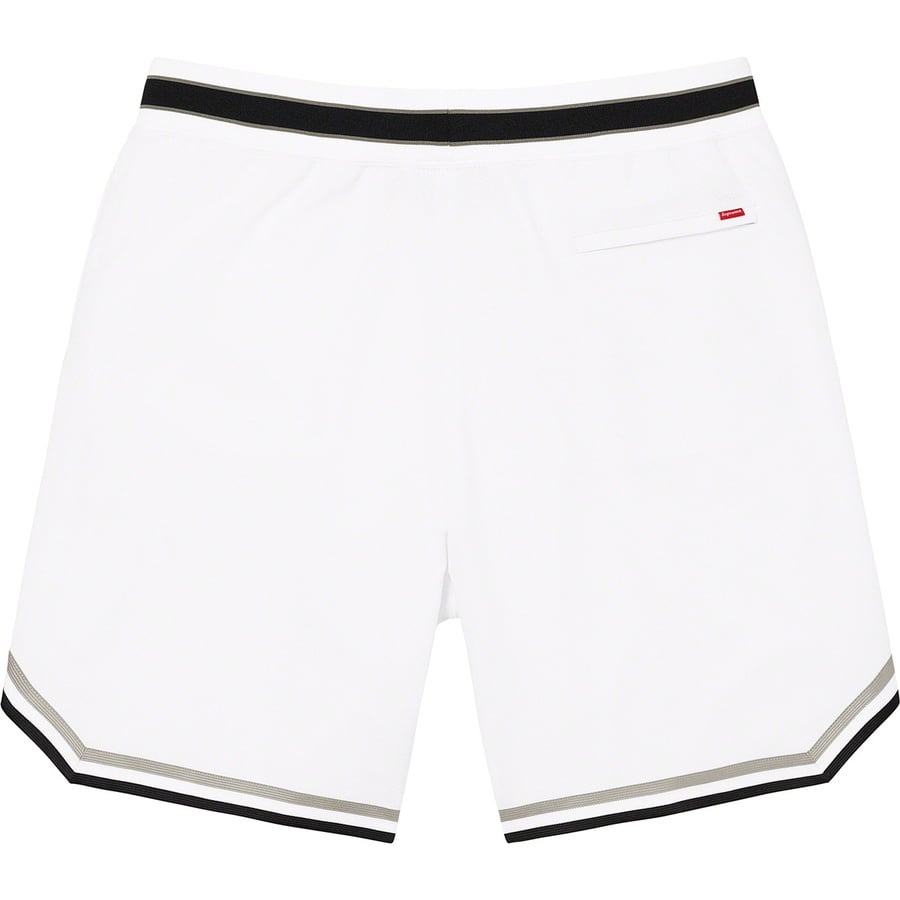 Details on Faux Croc Basketball Short White from spring summer
                                                    2022 (Price is $110)