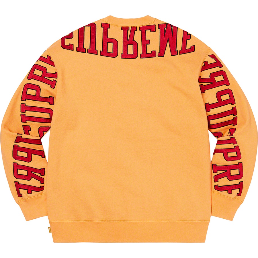 Details on Multi Arc Crewneck Dusty Gold from spring summer
                                                    2022 (Price is $158)