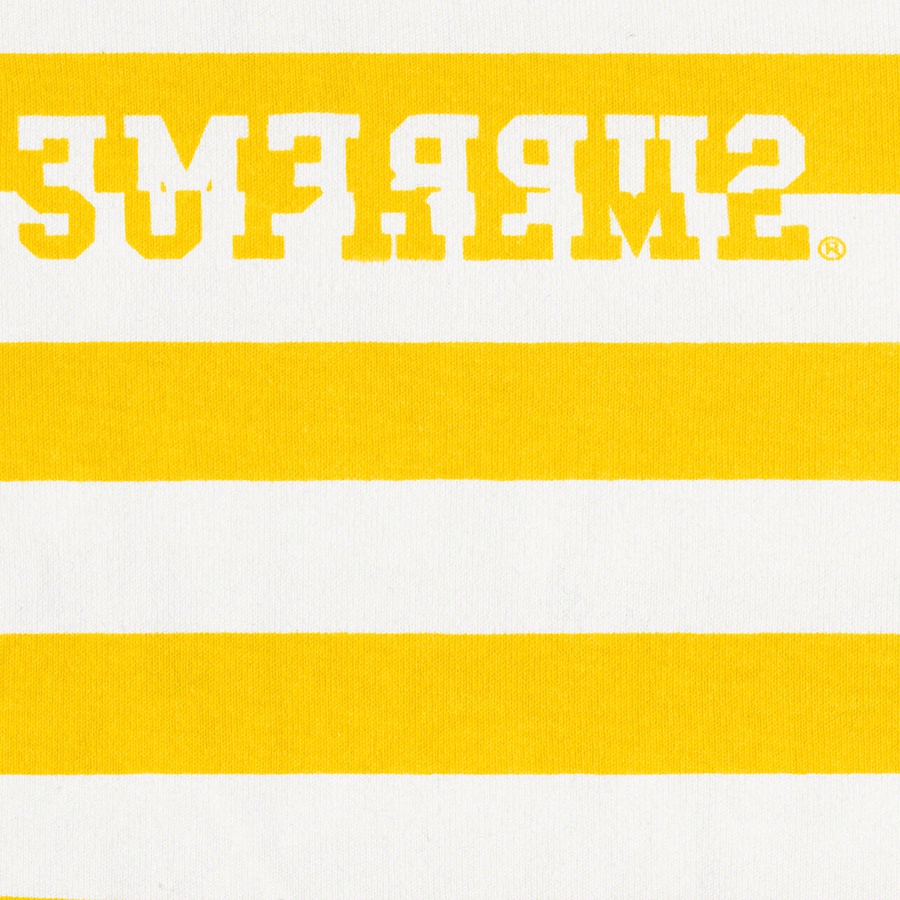 Details on Reverse Stripe S S Top Yellow from spring summer
                                                    2022 (Price is $78)