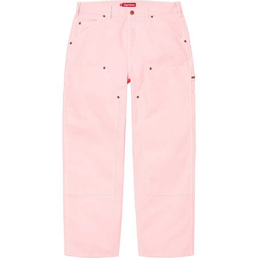 Details on Double Knee Canvas Painter Pant Pale Pink from spring summer
                                                    2022 (Price is $158)