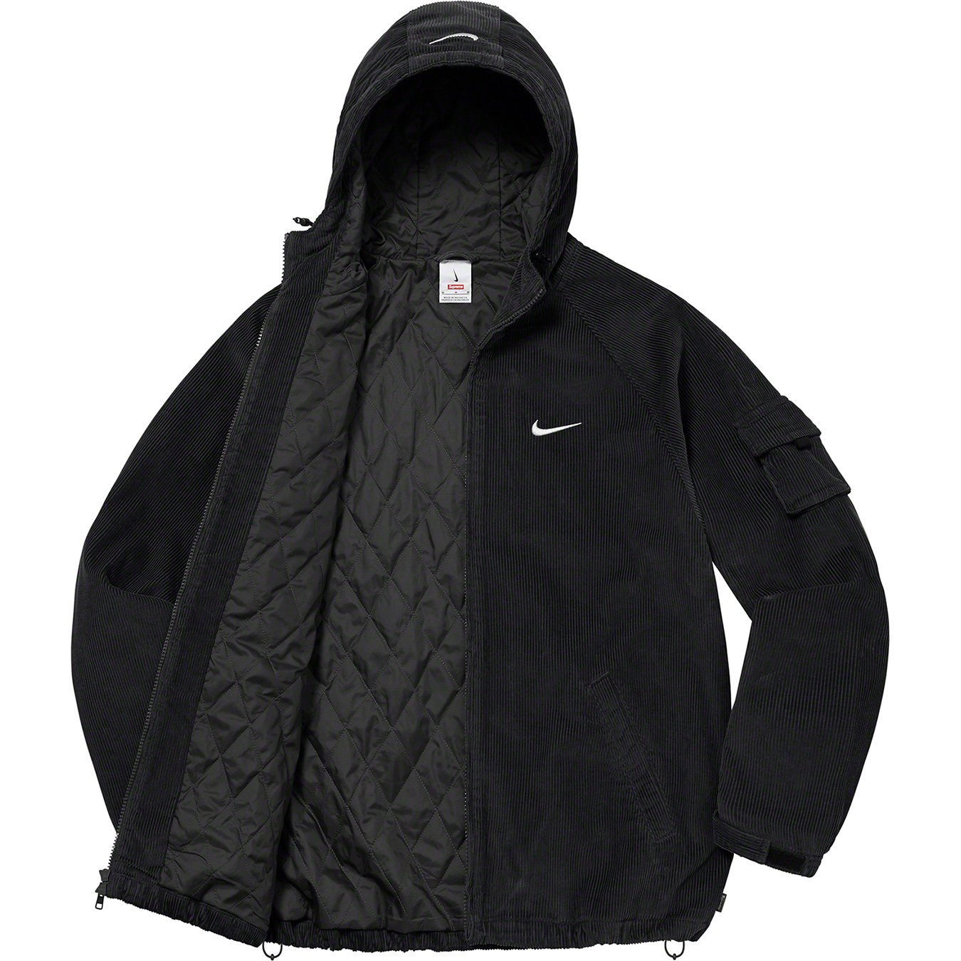 Nike Arc Corduroy Hooded Jacket - spring summer 2022 - Supreme