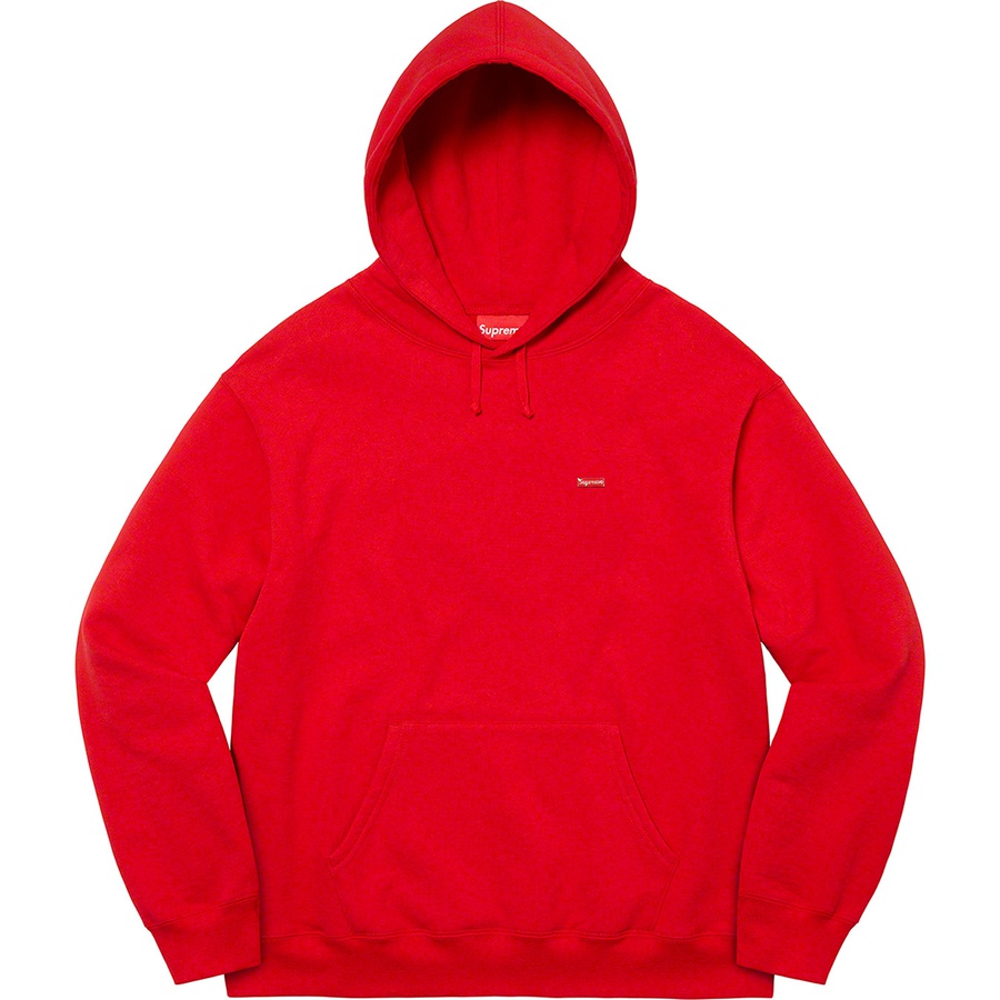 Details on Enamel Small Box Hooded Sweatshirt Red from spring summer
                                                    2022 (Price is $148)