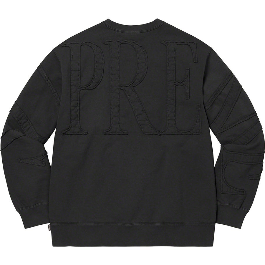 Details on Tonal Appliqué Crewneck Black from spring summer
                                                    2022 (Price is $148)