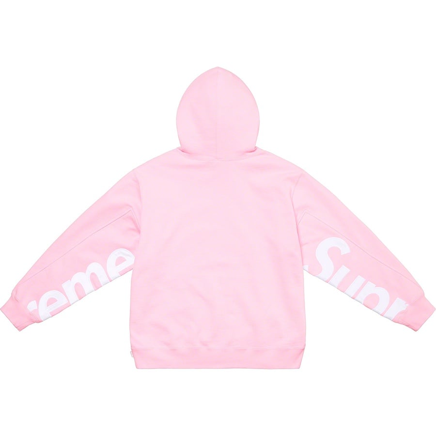 Details on Cropped Panels Hooded Sweatshirt Light Pink from spring summer
                                                    2022 (Price is $158)