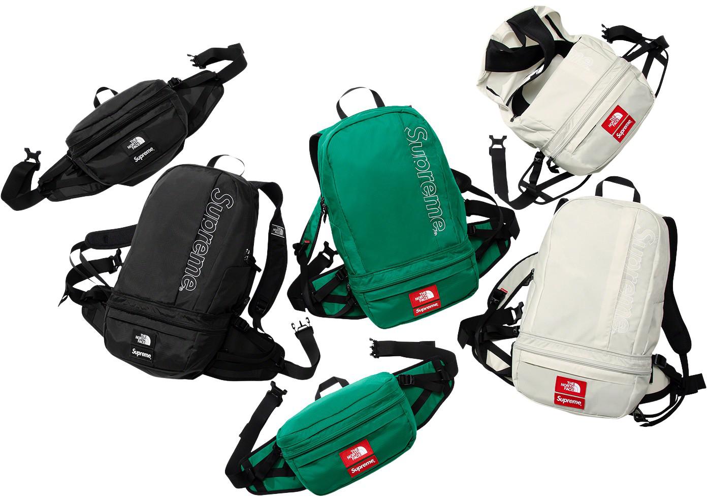 🟣Supreme🟣 x The North Face Trekking Convertible Backpack / Waist Bag -  Green