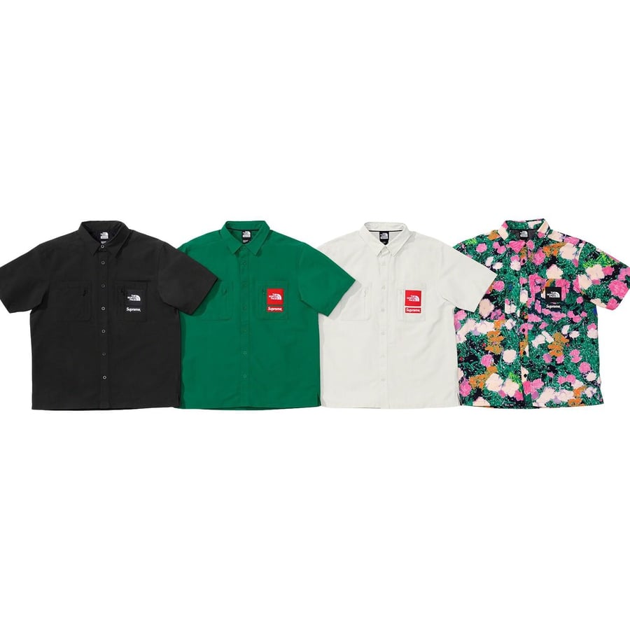 Supreme / The North Face Trekking S/S Shirt Moonlight Ivory M ...