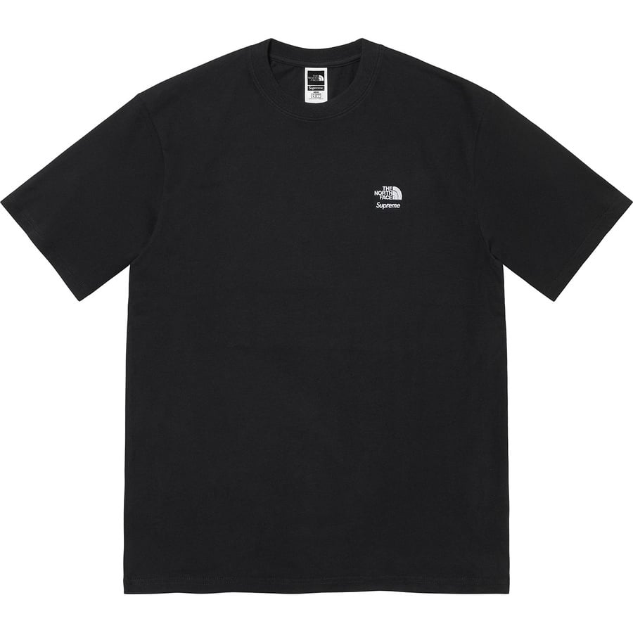 Details on Supreme The North Face Bandana Tee Black from spring summer
                                                    2022 (Price is $58)