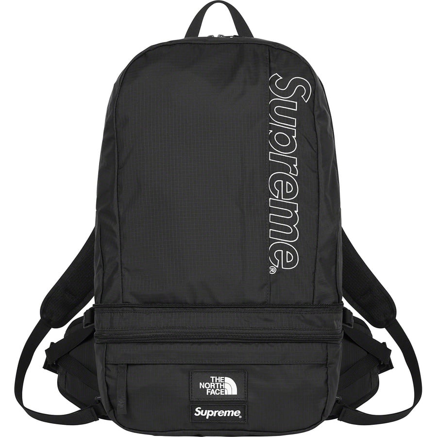 Details on Supreme The North Face Trekking Convertible Backpack + Waist Bag Black from spring summer
                                                    2022 (Price is $168)