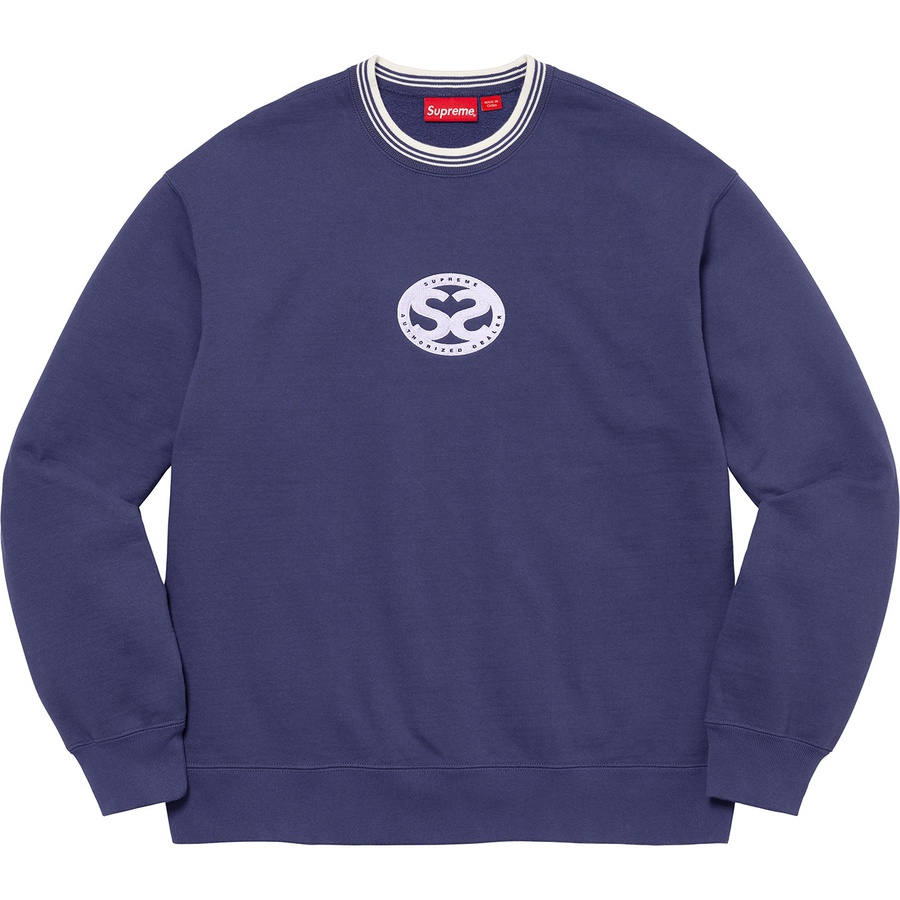 Details on Double S Crewneck Washed Navy from spring summer
                                                    2022 (Price is $138)