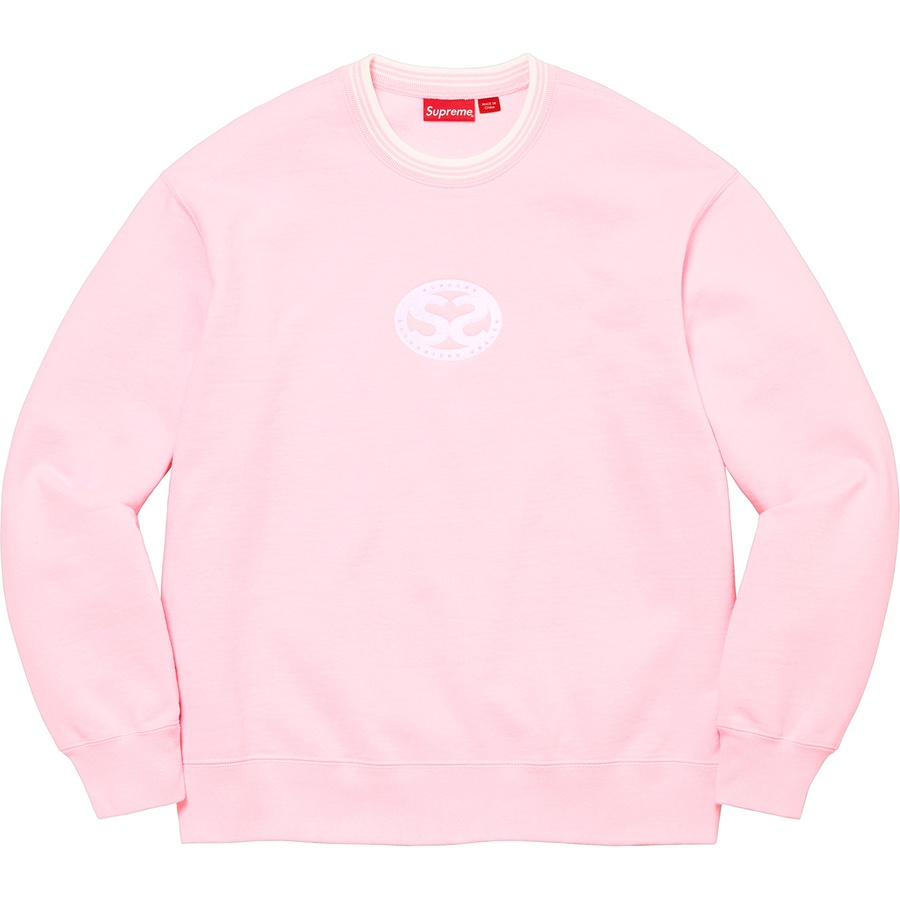 Details on Double S Crewneck Light Pink from spring summer
                                                    2022 (Price is $138)