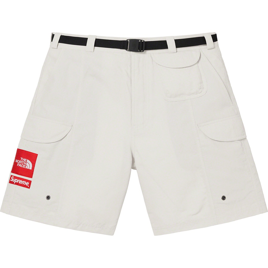Details on Supreme The North Face Trekking Packable Belted Short Stone from spring summer
                                                    2022 (Price is $118)