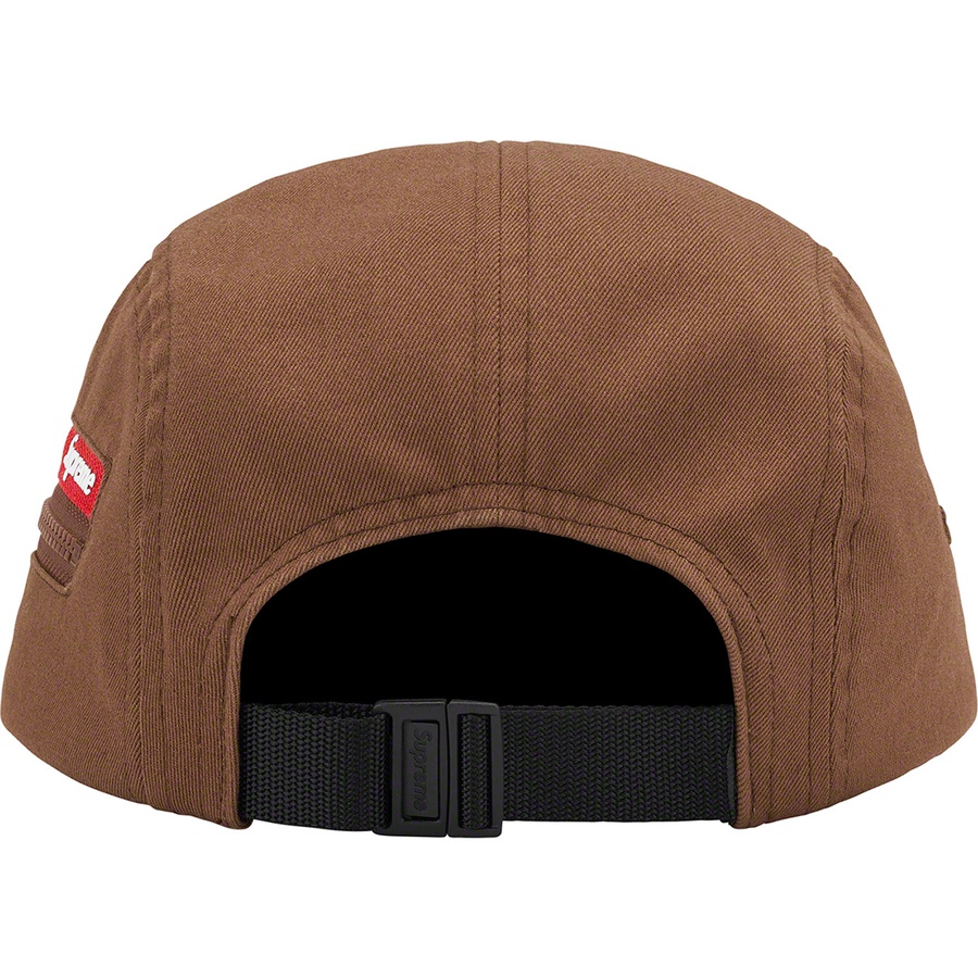 Details on Zip Pocket Camp Cap Light Brown from spring summer
                                                    2022 (Price is $48)
