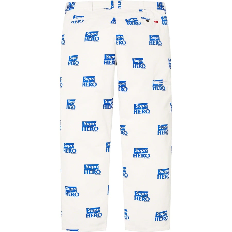 Details on Supreme ANTIHERO Work Pant White from spring summer
                                                    2022 (Price is $138)