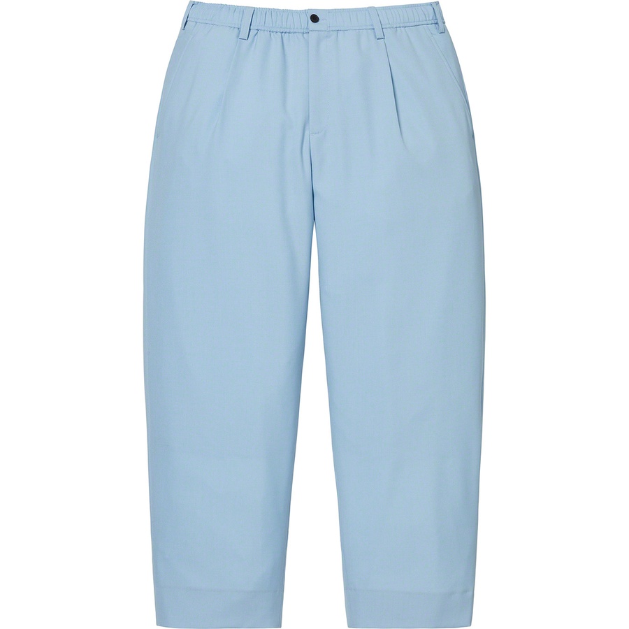 Details on Pleated Trouser Slate Blue from spring summer
                                                    2022 (Price is $168)