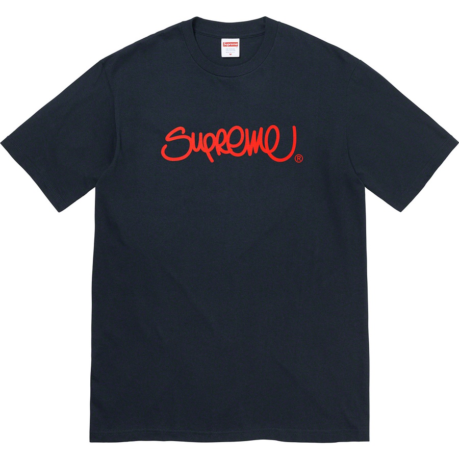 Details on Handstyle Tee Navy from spring summer
                                                    2022 (Price is $40)