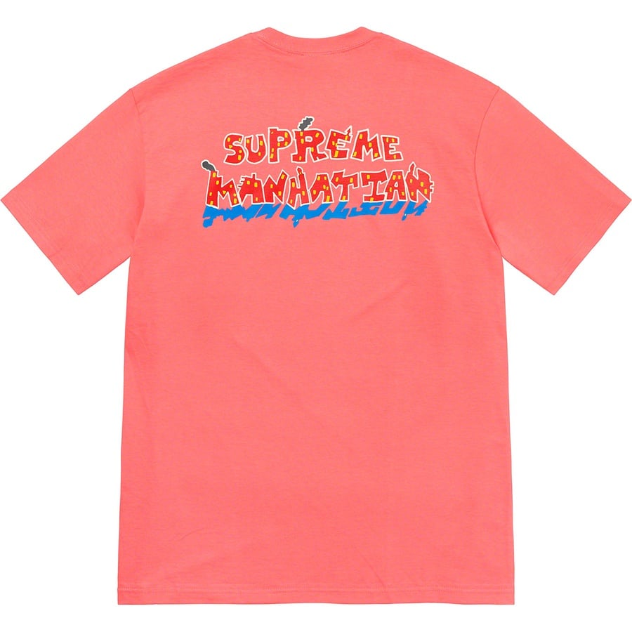 Details on Manhattan Tee Bright Coral from spring summer
                                                    2022 (Price is $40)