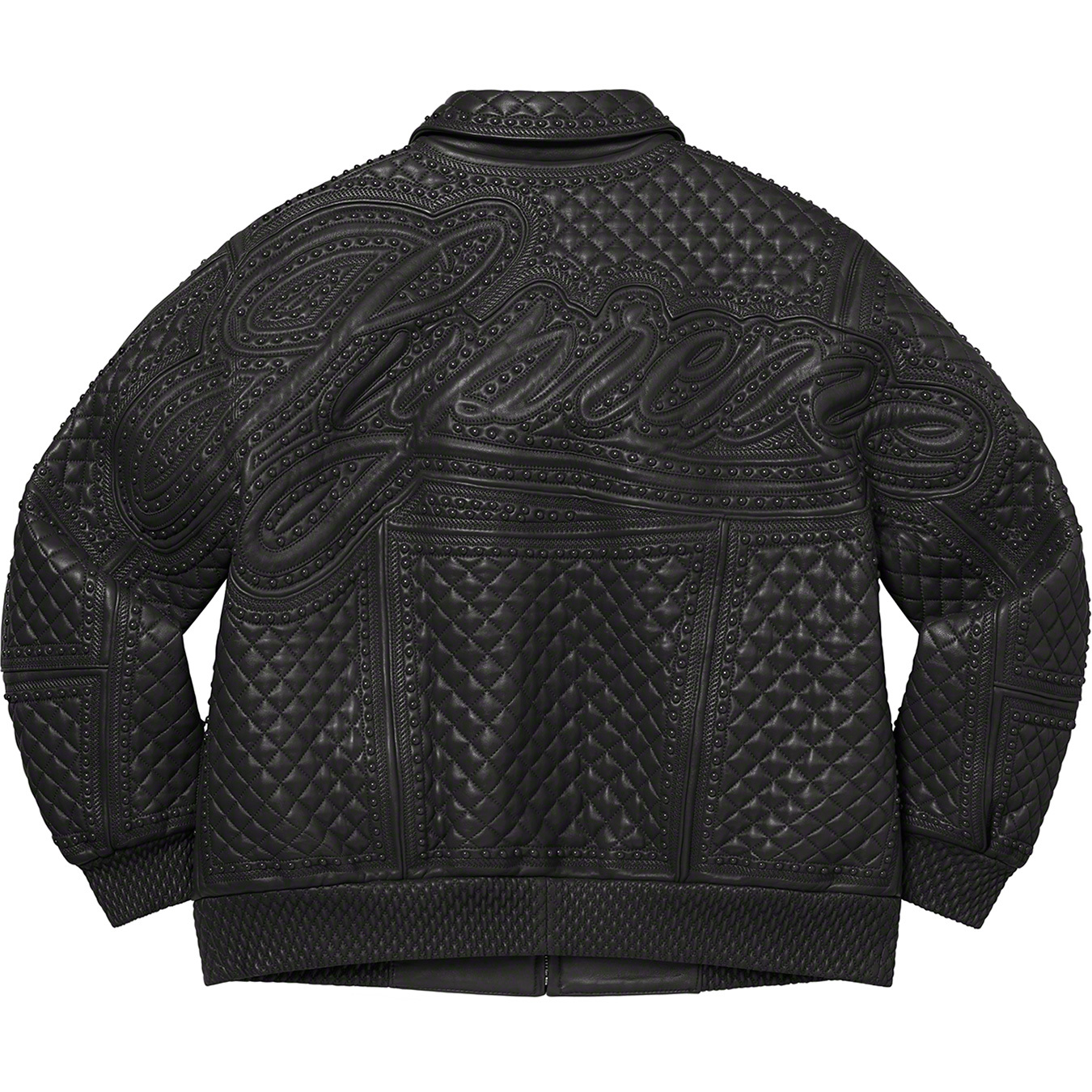 Studded Quilted Leather Jacket - fall winter 2022 - Supreme
