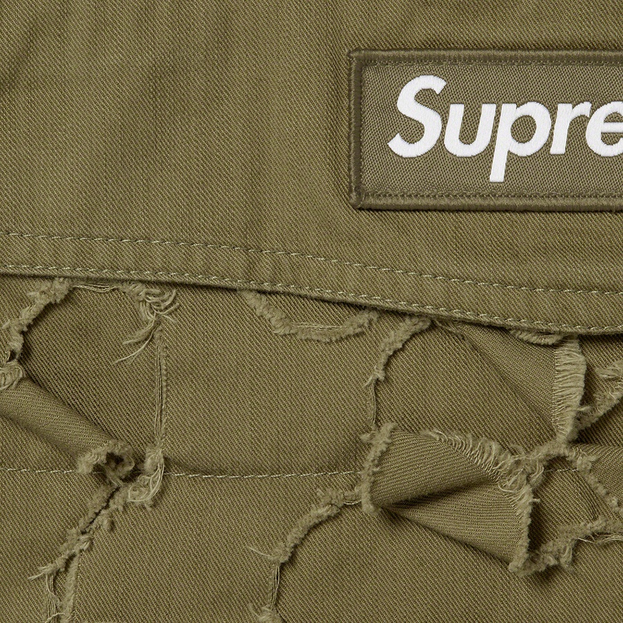 Details on Supreme Griffin Anorak Light Olive from fall winter
                                                    2022 (Price is $398)