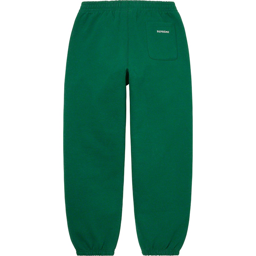Details on S Logo Sweatpant Dark Green from fall winter
                                                    2022 (Price is $158)