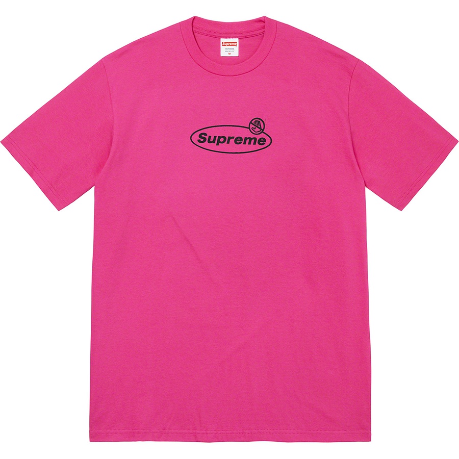 Details on Warning Tee Magenta from fall winter
                                                    2022 (Price is $40)
