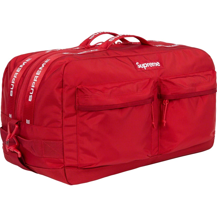 Details on Duffle Bag Red from fall winter
                                                    2022 (Price is $148)