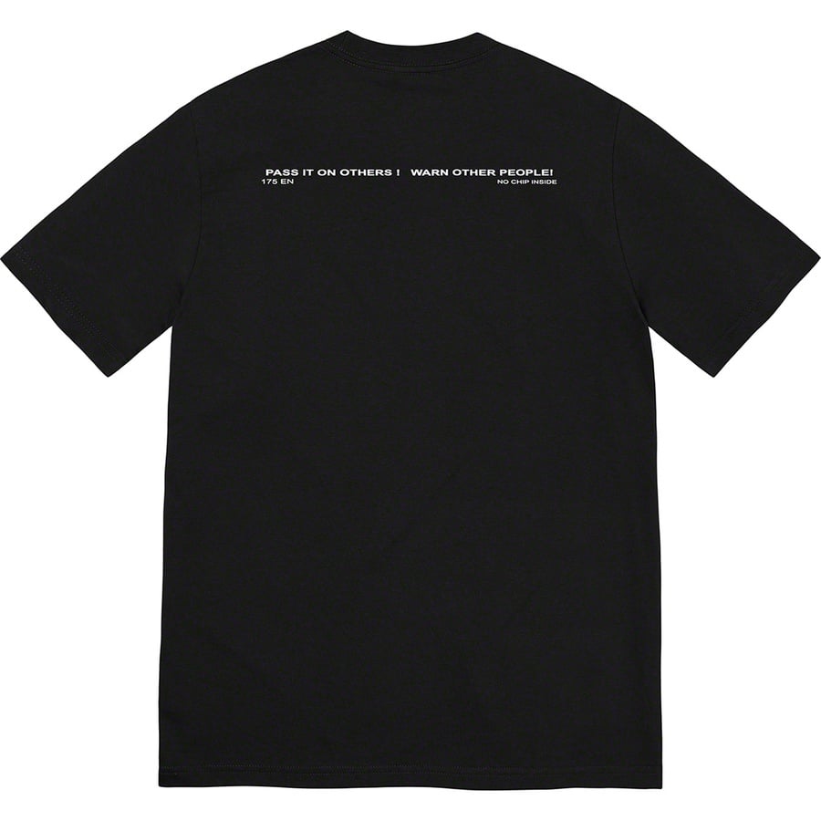 Details on Warning Tee Black from fall winter
                                                    2022 (Price is $40)