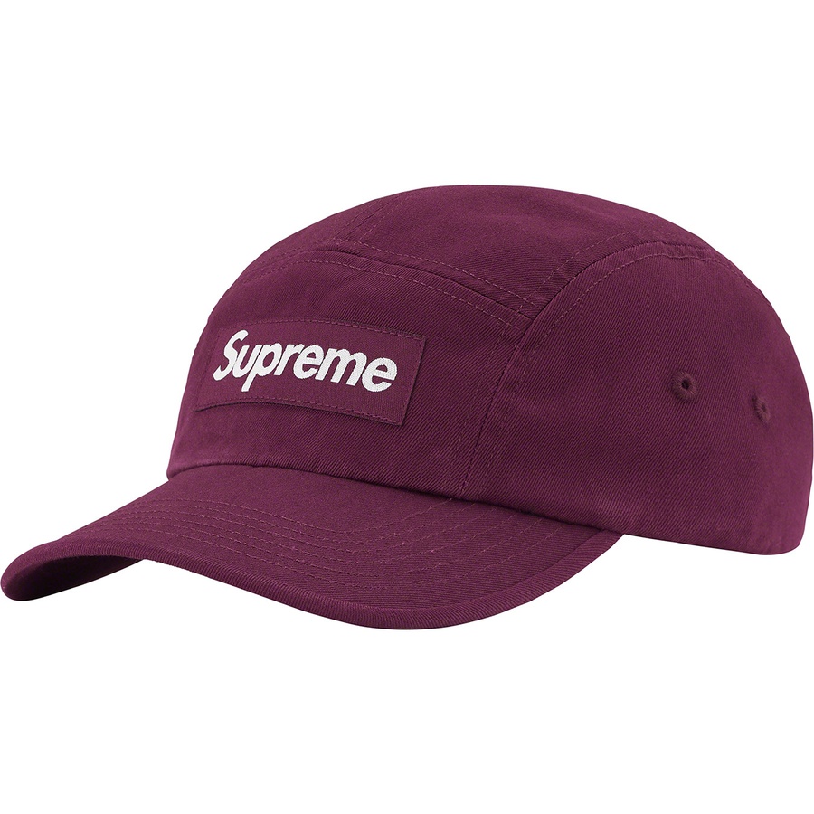 Details on Washed Chino Twill Camp Cap Dark Purple from fall winter
                                                    2022 (Price is $48)