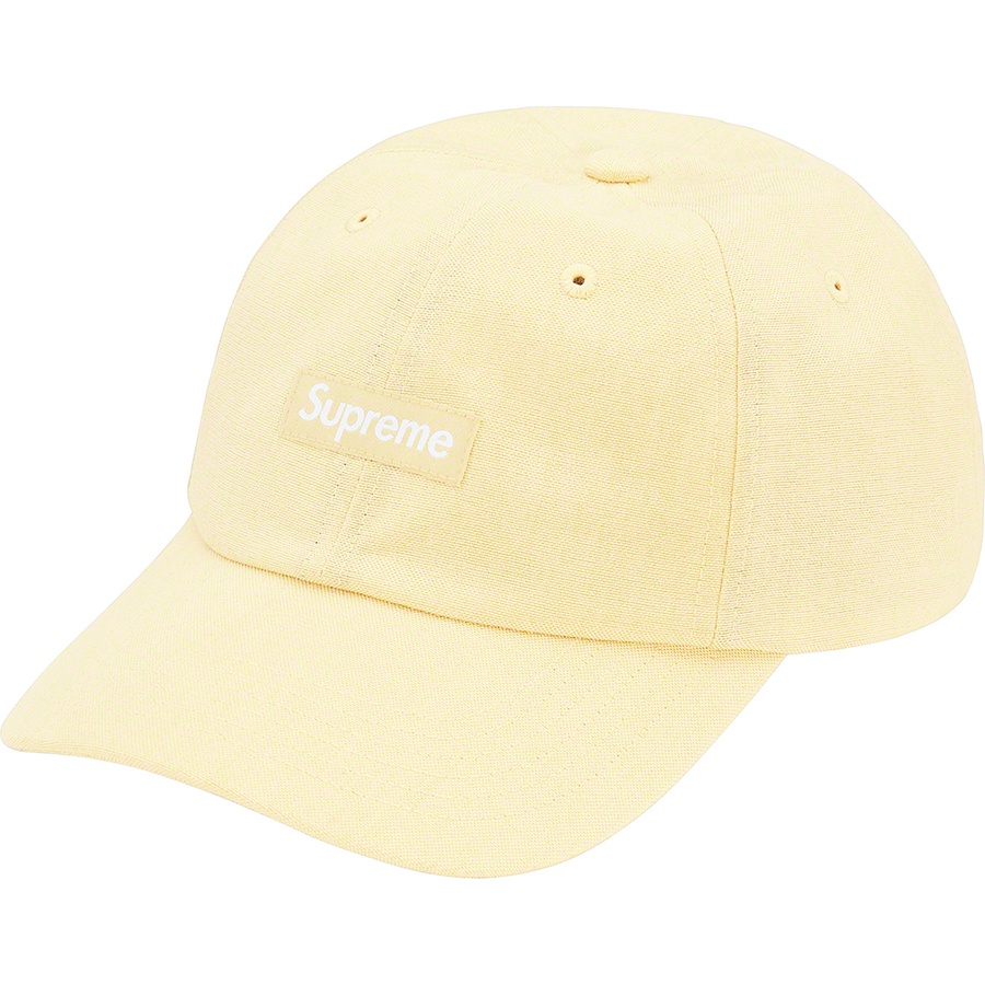 Details on Brushed Cordura Small Box 6-Panel Pale Yellow from fall winter
                                                    2022 (Price is $48)