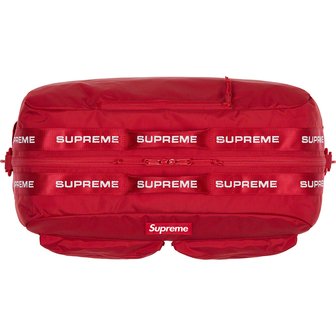 Supreme Red Duffle Bag FW17 
