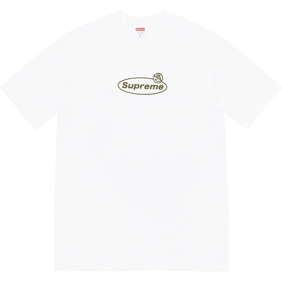 Details on Warning Tee White from fall winter
                                                    2022 (Price is $40)