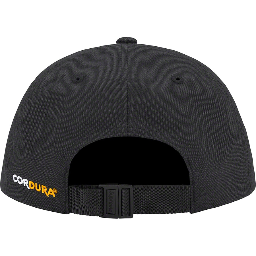 Details on Brushed Cordura Small Box 6-Panel Black from fall winter
                                                    2022 (Price is $48)