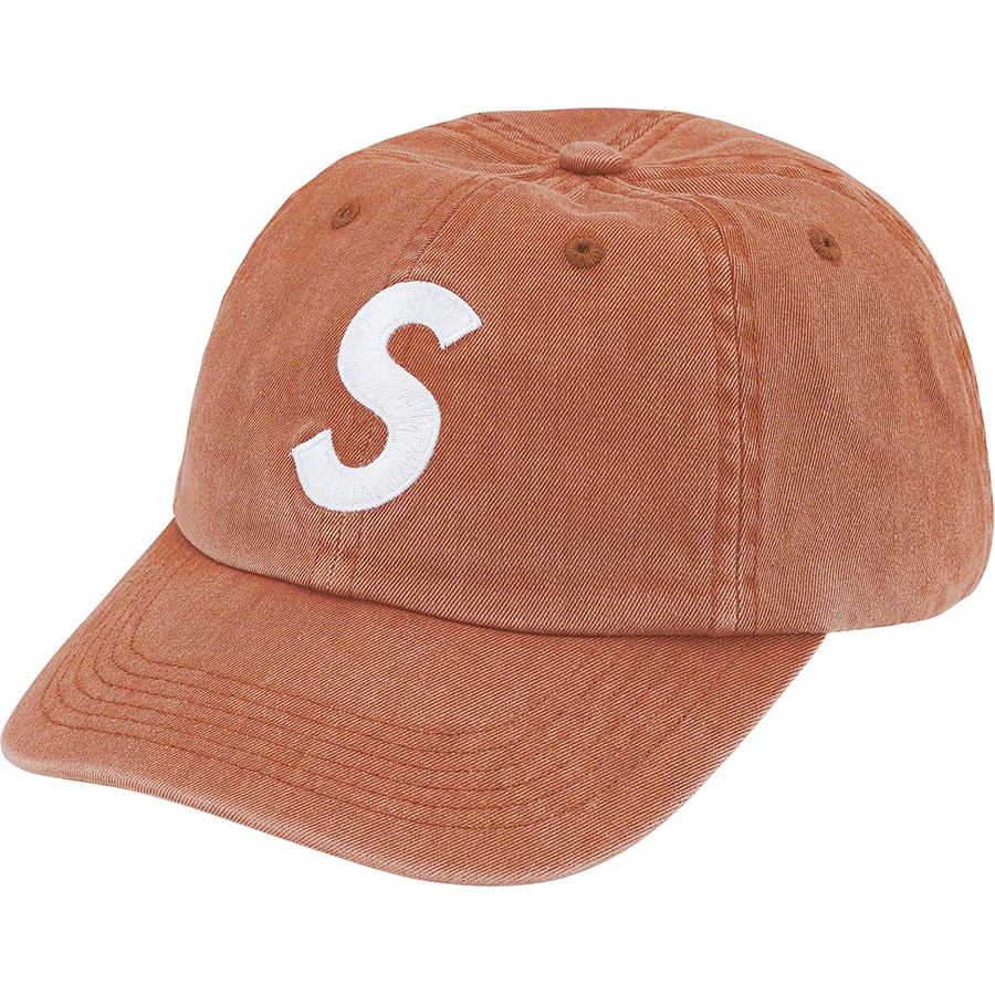 Details on Pigment Print S Logo 6-Panel Tan from fall winter
                                                    2022 (Price is $48)