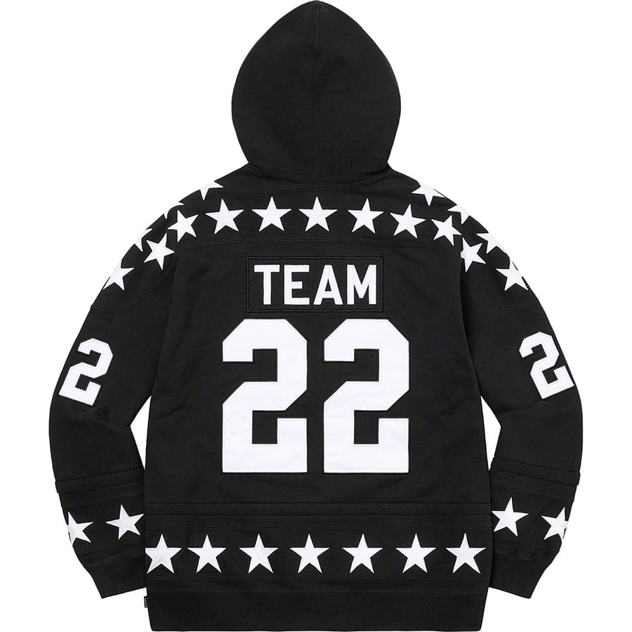 Details on Hockey Hooded Sweatshirt Black from fall winter
                                                    2022 (Price is $178)