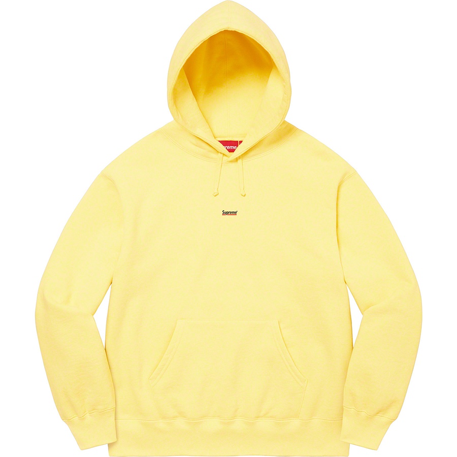 Details on Underline Hooded Sweatshirt Pale Yellow from fall winter
                                                    2022 (Price is $158)