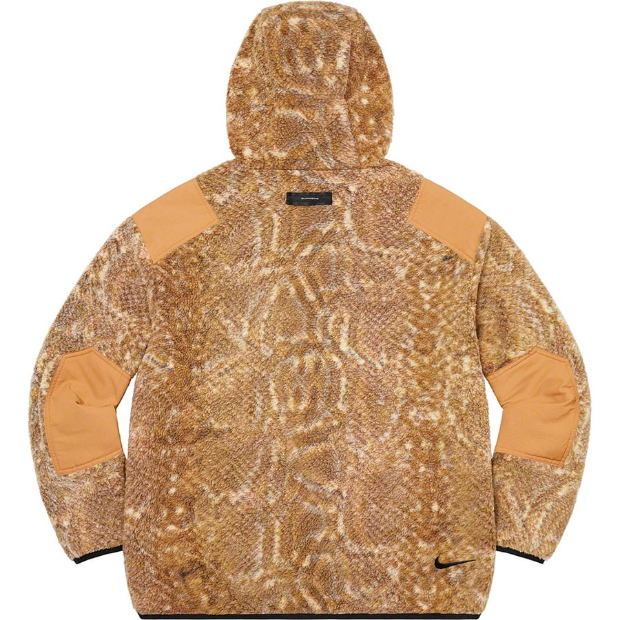 Details on Supreme Nike ACG Fleece Pullover Gold Snakeskin from fall winter
                                                    2022 (Price is $238)