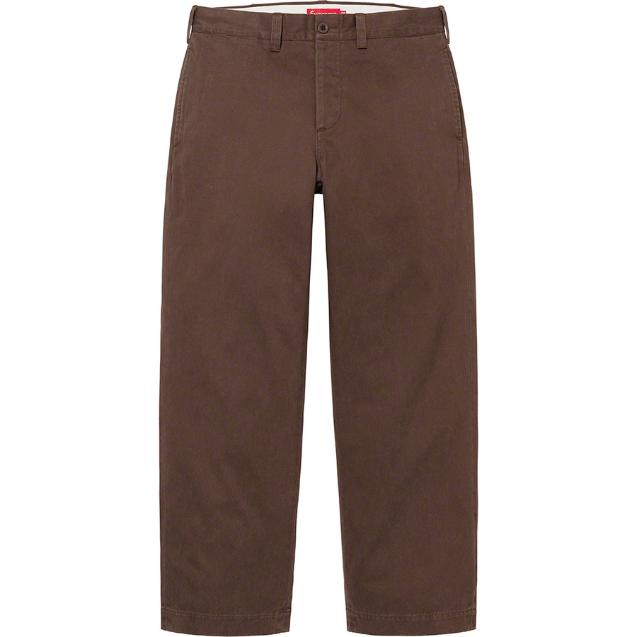 Details on Chino Pant Brown from fall winter
                                                    2022 (Price is $148)
