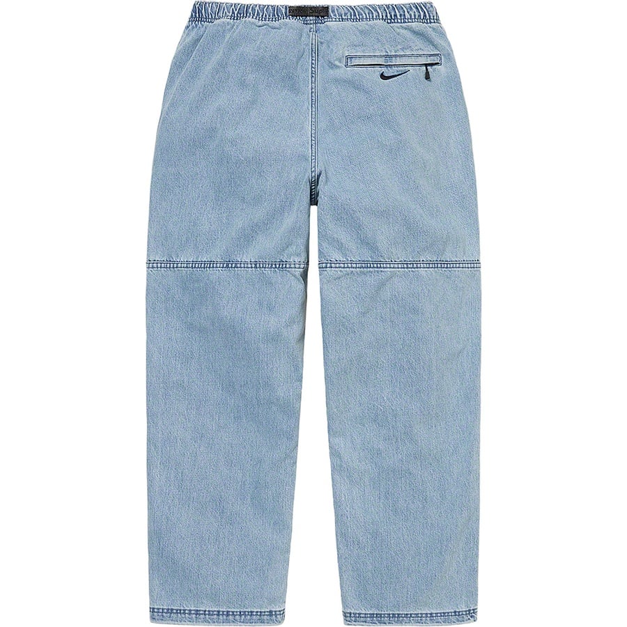 Details on Supreme Nike ACG Belted Denim Pant Washed Blue from fall winter
                                                    2022 (Price is $198)