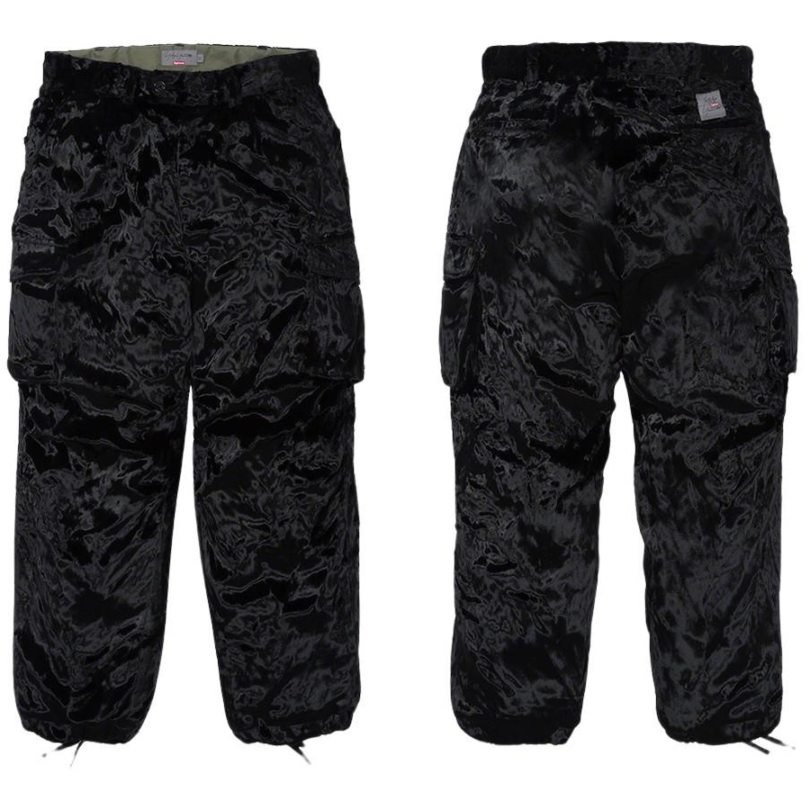 Details on Supreme Yohji Yamamoto Faux Fur Cargo Pant from fall winter
                                            2022 (Price is $298)
