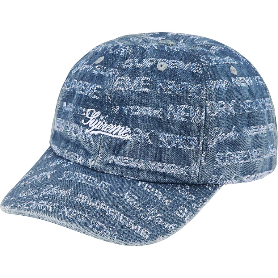 Details on Multi Type Jacquard Denim 6-Panel Blue from fall winter
                                                    2022 (Price is $48)
