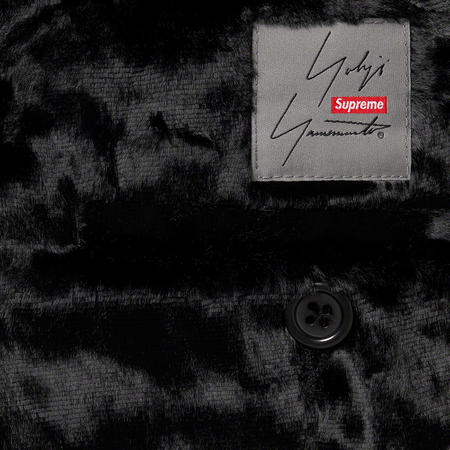Details on Supreme Yohji Yamamoto Faux Fur Cargo Pant Black from fall winter
                                                    2022 (Price is $298)