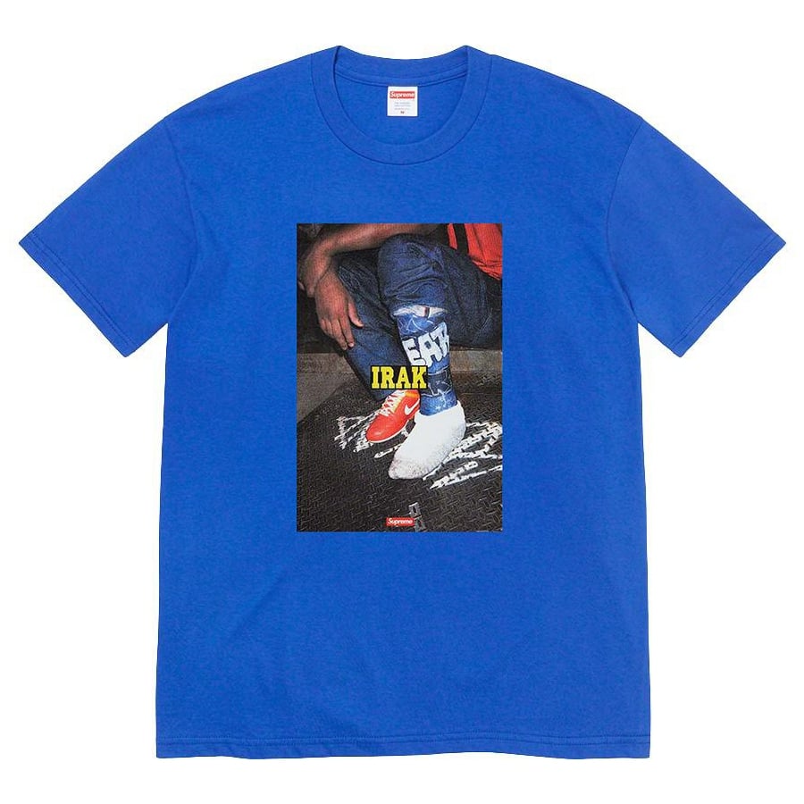 Details on Supreme IRAK Cast Tee from fall winter
                                            2022 (Price is $44)
