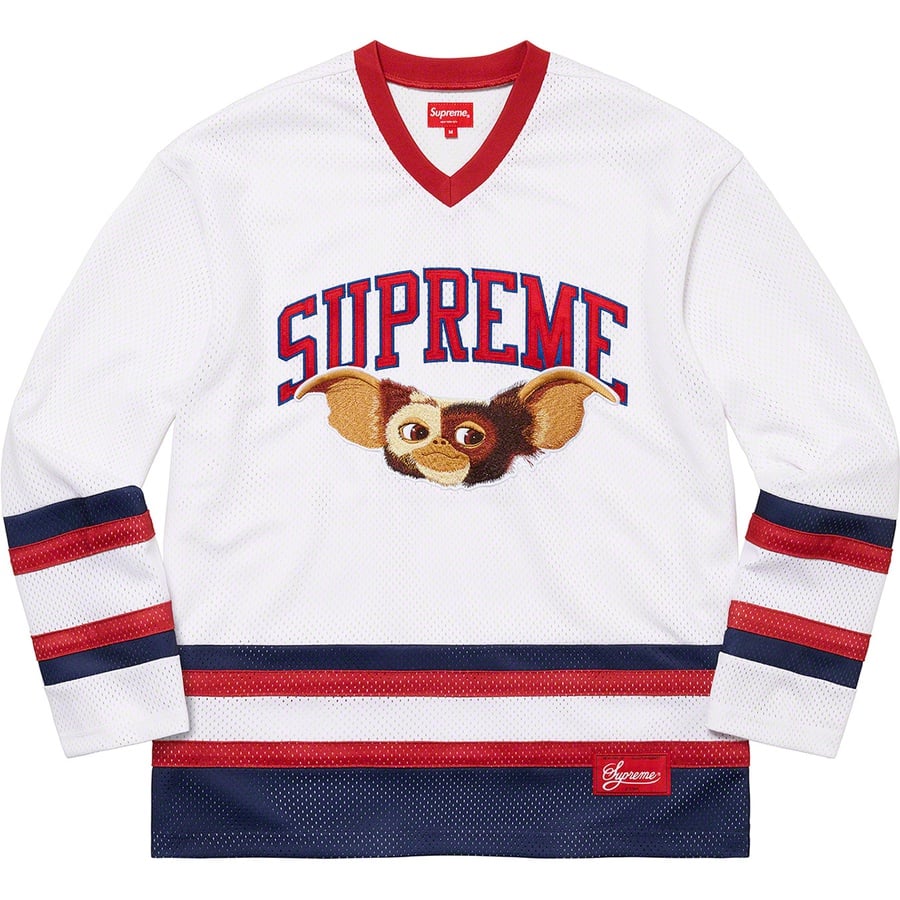 Details on Gremlins Hockey Jersey White from fall winter
                                                    2022 (Price is $148)