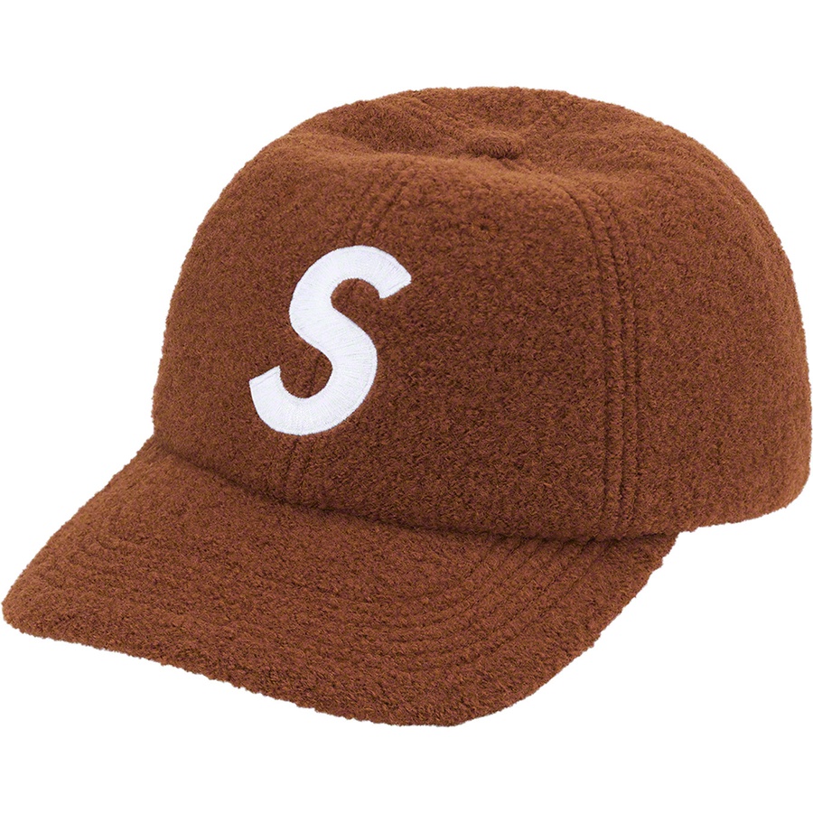 Details on Boiled Wool S Logo 6-Panel Brown from fall winter
                                                    2022 (Price is $58)
