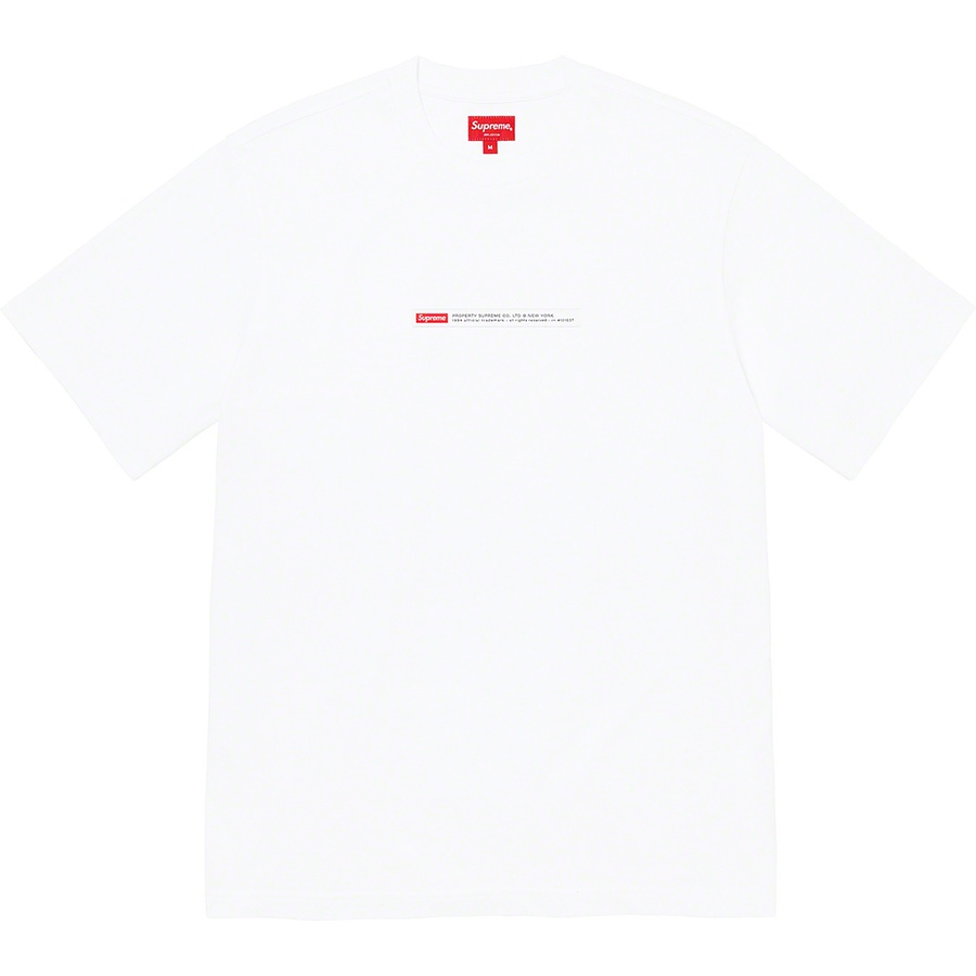 Property Label S S Top - fall winter 2022 - Supreme
