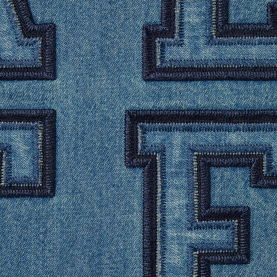 Details on Denim Baseball Jersey Blue from fall winter
                                                    2022 (Price is $148)