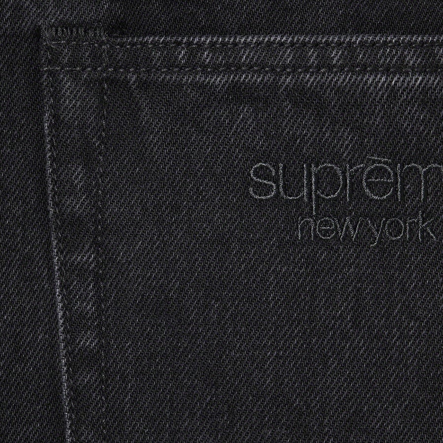 Details on Baggy Jean Black from fall winter
                                                    2022 (Price is $168)