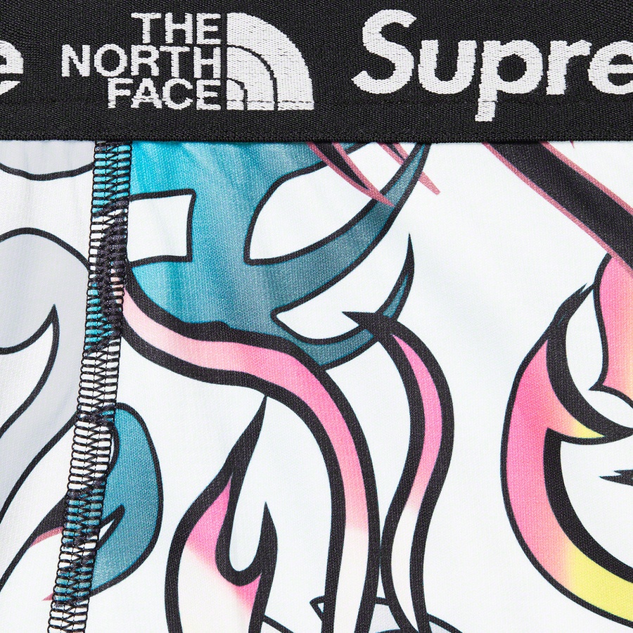 Details on Supreme The North Face Base Layer Pant Multicolor Dragon from fall winter
                                                    2022 (Price is $88)