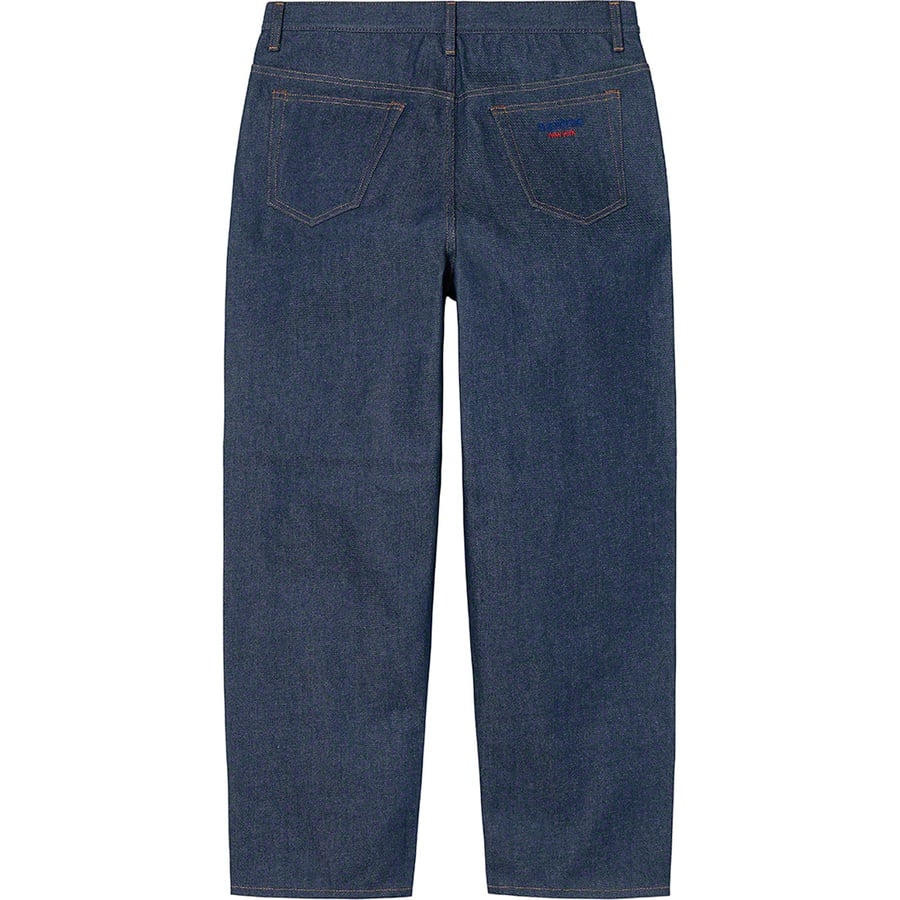 Details on Baggy Jean Rigid Indigo from fall winter
                                                    2022 (Price is $168)