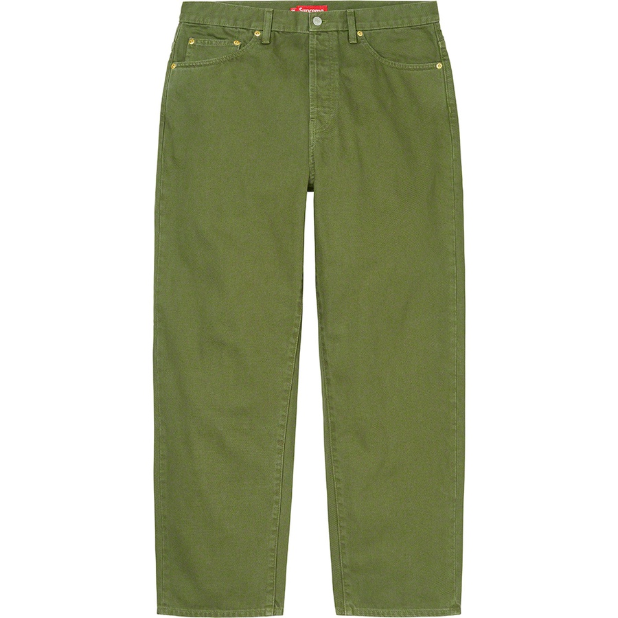 Details on Baggy Jean Green from fall winter
                                                    2022 (Price is $168)